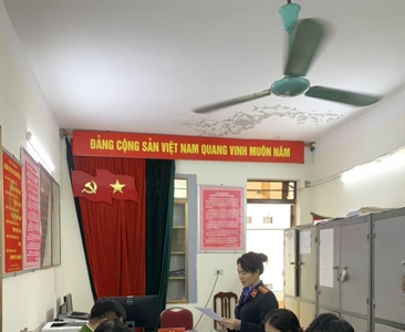 Viện KSND huyện Quốc Oai kiểm sát trực tiếp việc tạm giữ, tạm giam và thi...